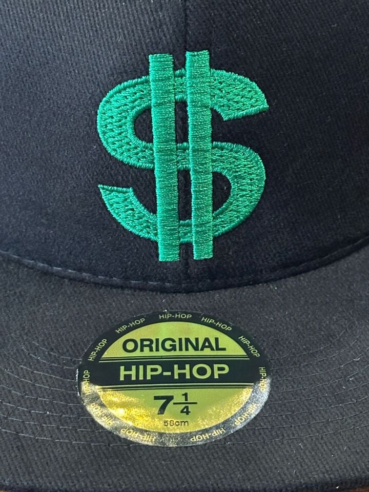 Dolar USD Nakış Hiphop Snapback Rapper Basket Cap Şapka