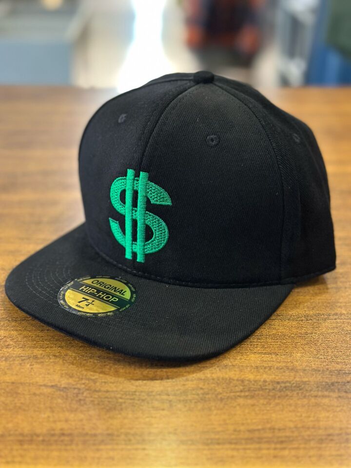 Dolar USD Nakış Hiphop Snapback Rapper Basket Cap Şapka