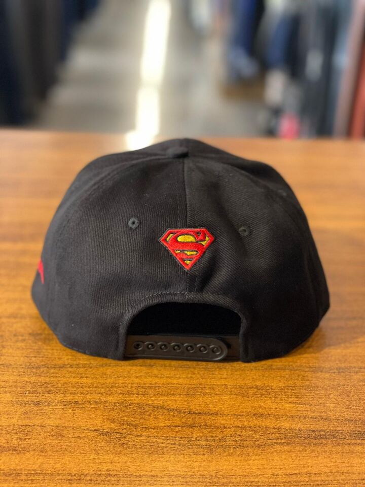 Hamze Superman Nakışlı  Hip Hop Snapback Rapper Basket Cap Şapka