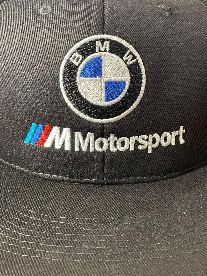 Hamze Bmw Motorsport Nakışlı  Siyah Renk Hip Hop Snapback Rapper Basket Cap Şapka
