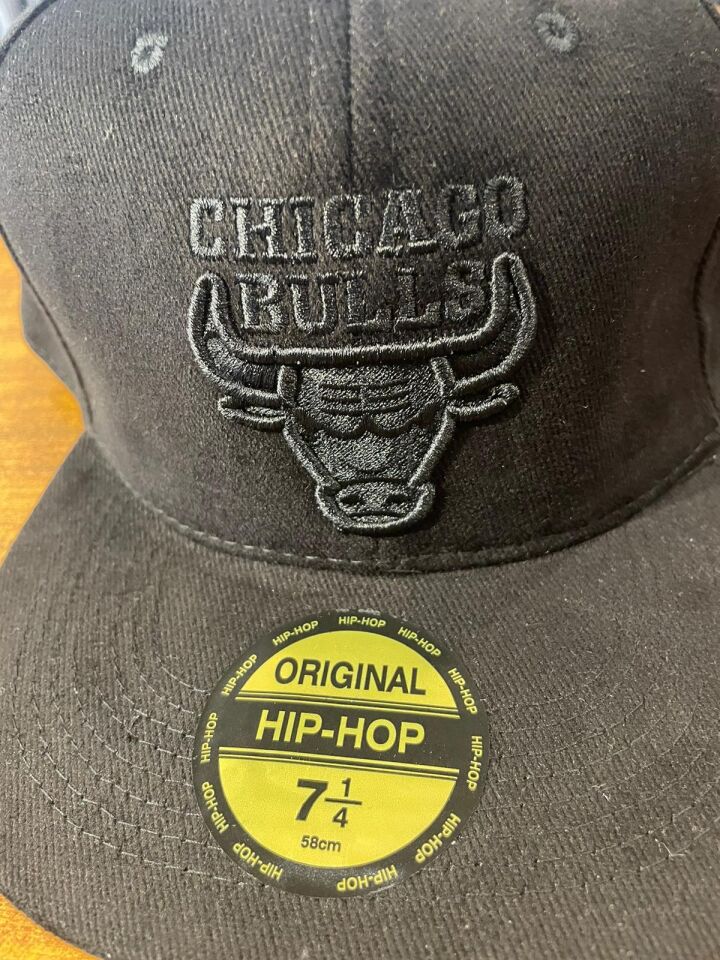 Hamze Chicago Bulls Nakışlı  Pamuklu Hip Hop Snapback Rapper Basket Cap Şapka