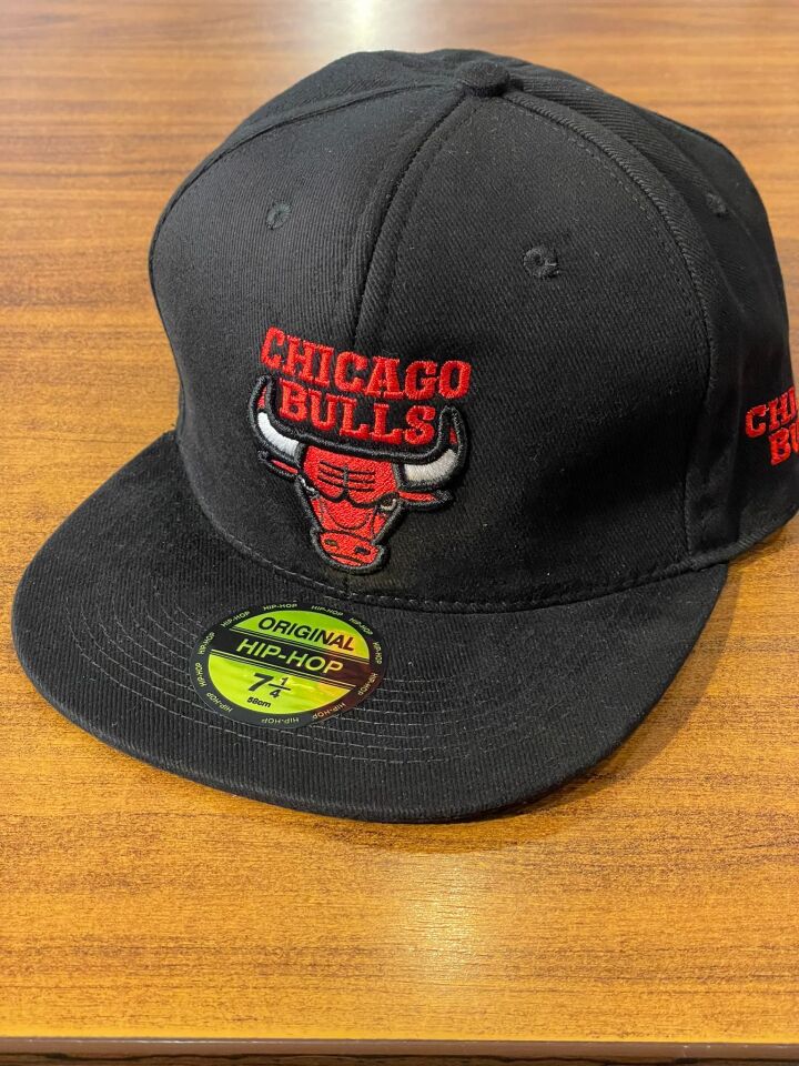 Hamze Chicago Bulls Nakışlı  Pamuklu Hip Hop Snapback Rapper Basket Cap Şapka