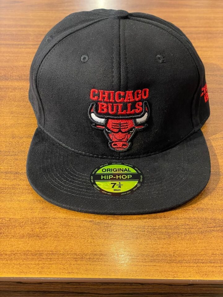 Hamze Chicago Bulls Nakışlı  Pamuklu Hip Hop Snapback Rapper Basket Cap Şapka