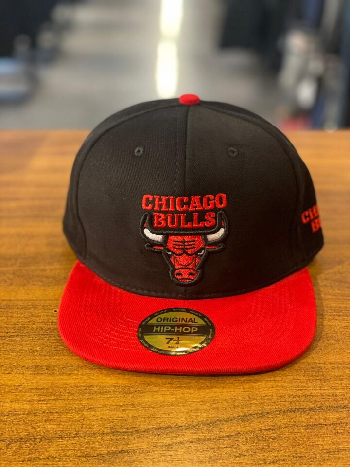 Hamze Chicago Bulls Nakışlı  Pamuklu Hip Hop Snapback Rapper Basket Cap Şapka