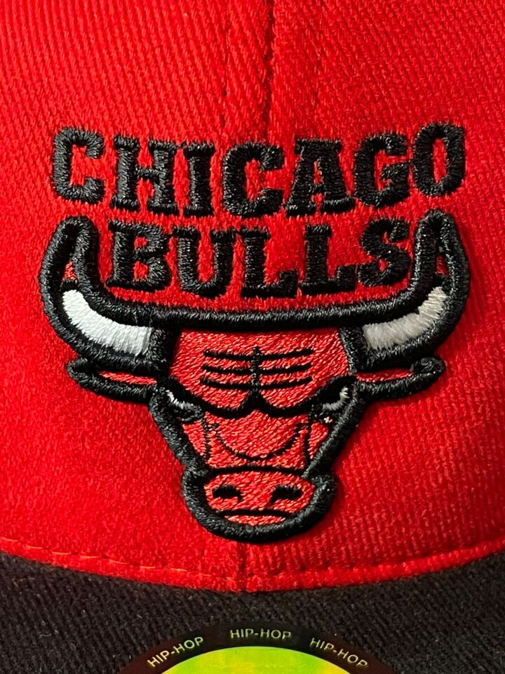 Hamze Chicago Bulls Nakışlı  Pamuklu Hip Hop Snapback Rapper Basket Cap Şapka