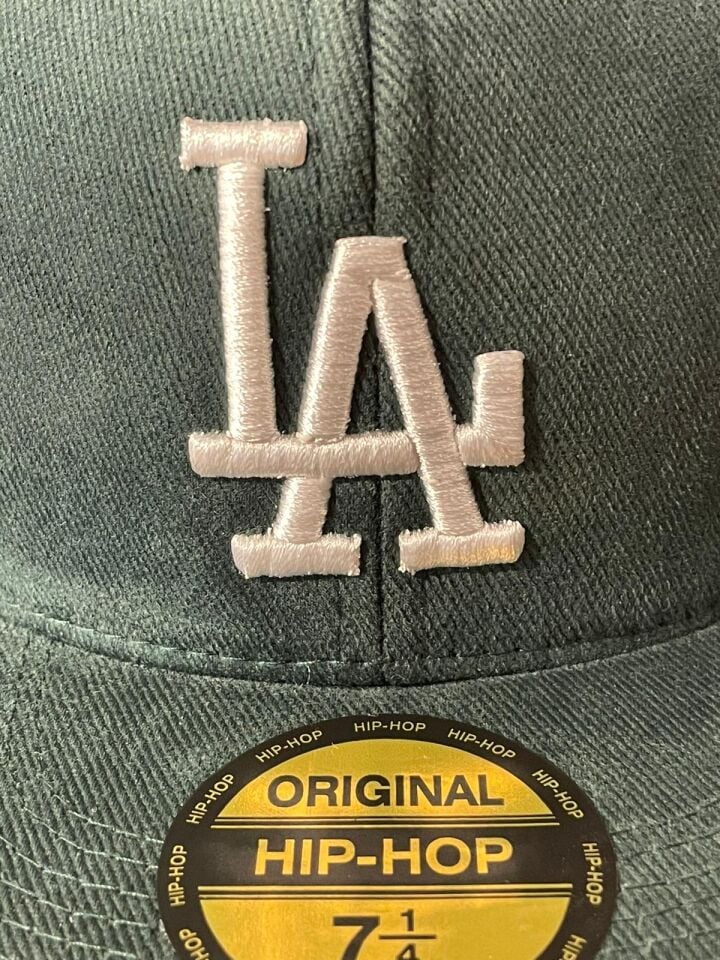 Hamze La Lakers Nakışlı Hip Hop Snapback Rapper Basket Cap Şapka