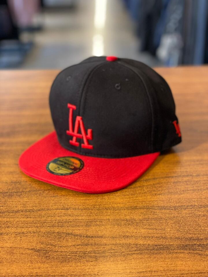 Hamze La Lakers Nakışlı Unisex Hip Hop Snapback Rapper Basket Cap Şapka