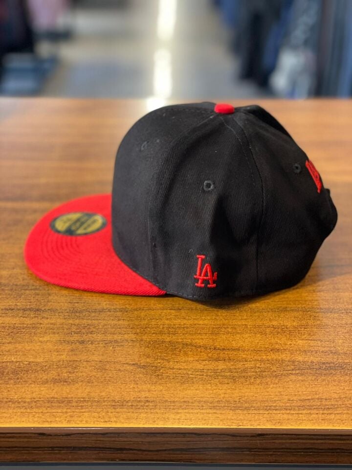 Hamze La Lakers Nakışlı Unisex Hip Hop Snapback Rapper Basket Cap Şapka