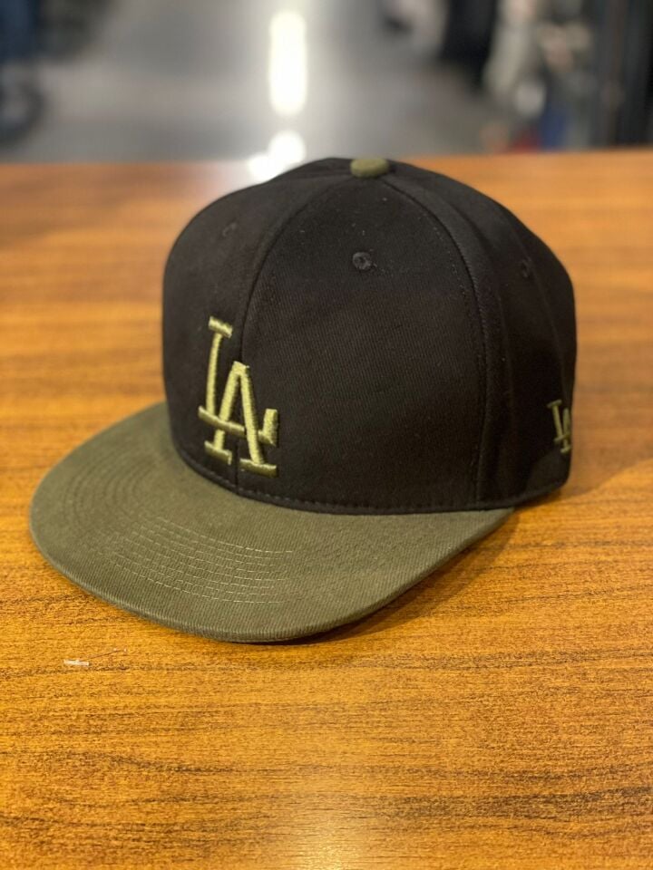 Hamze La Lakers Nakışlı Unisex Hip Hop Snapback Rapper Basket Cap Şapka