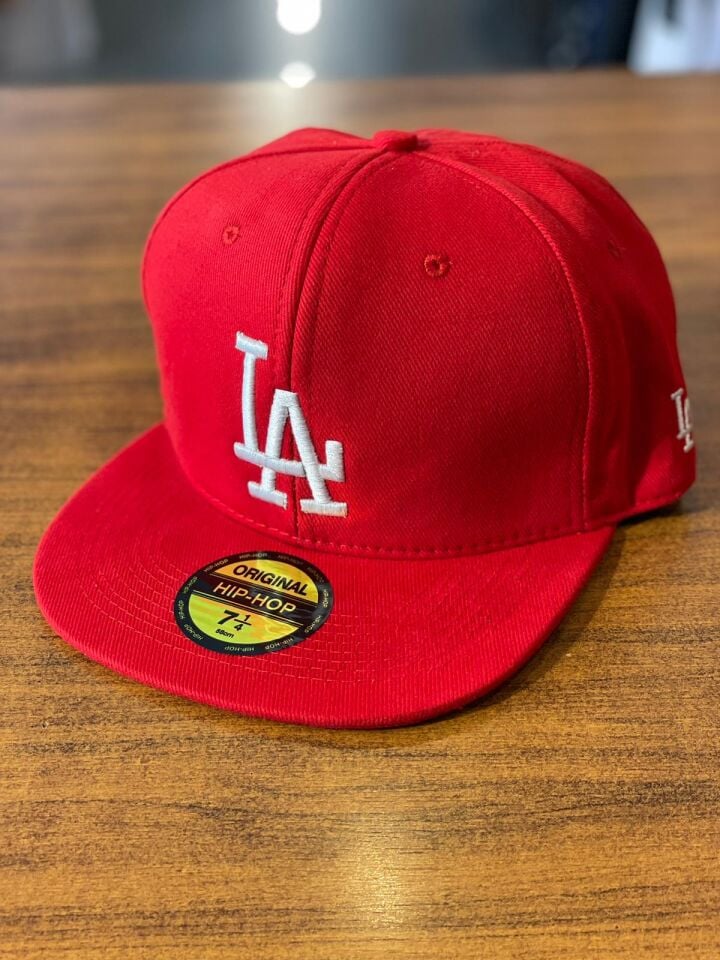Hamze La Lakers Nakışlı Unisex Hip Hop Snapback Rapper Basket Cap Şapka