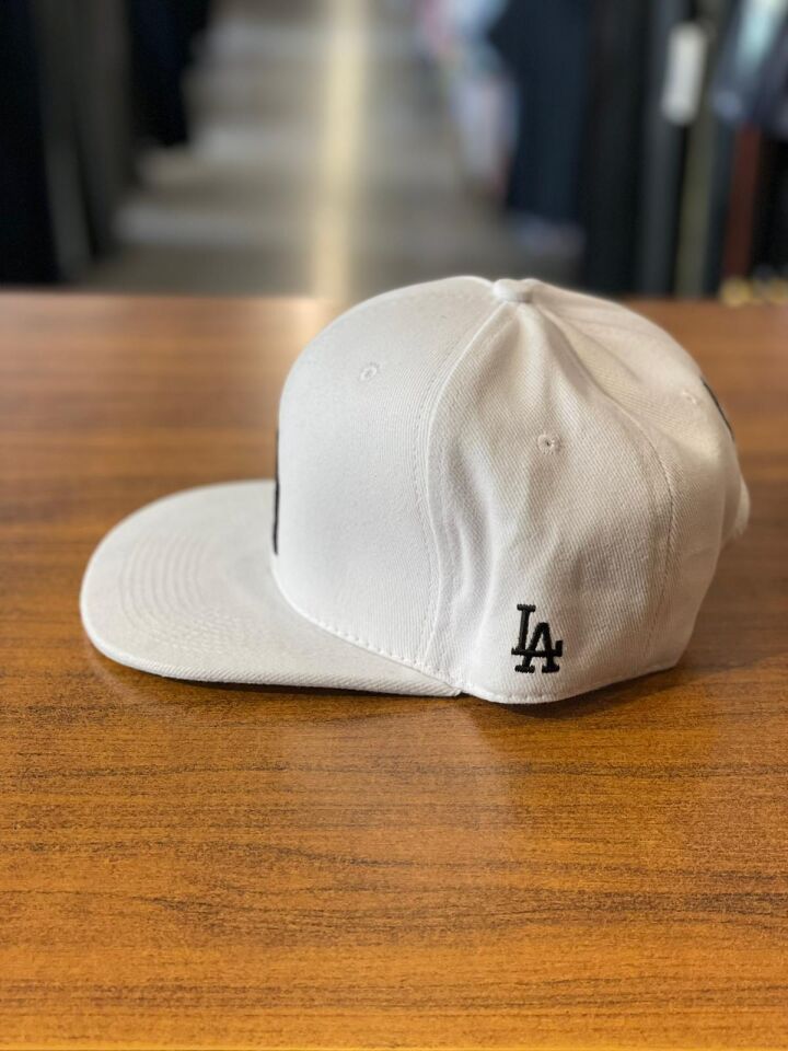 Hamze La Lakers Nakışlı Unisex Hip Hop Snapback Rapper Basket Cap Şapka