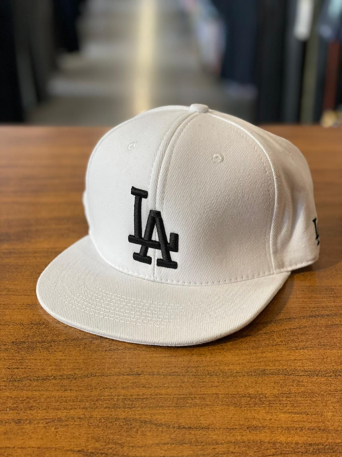 Hamze La Lakers Nakışlı Unisex Hip Hop Snapback Rapper Basket Cap Şapka