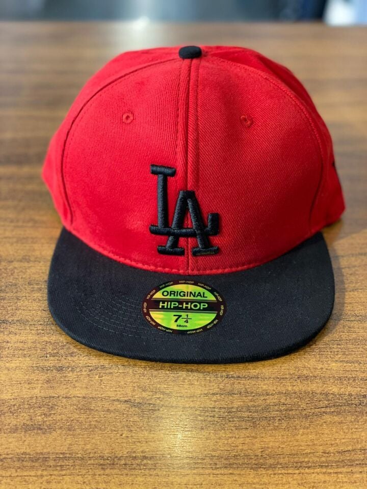 Hamze La Lakers Nakışlı Unisex Hip Hop Snapback Rapper Basket Cap Şapka