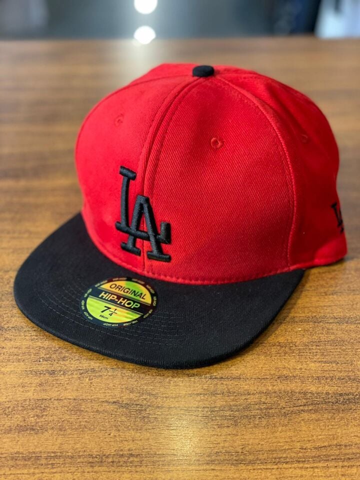 Hamze La Lakers Nakışlı Unisex Hip Hop Snapback Rapper Basket Cap Şapka