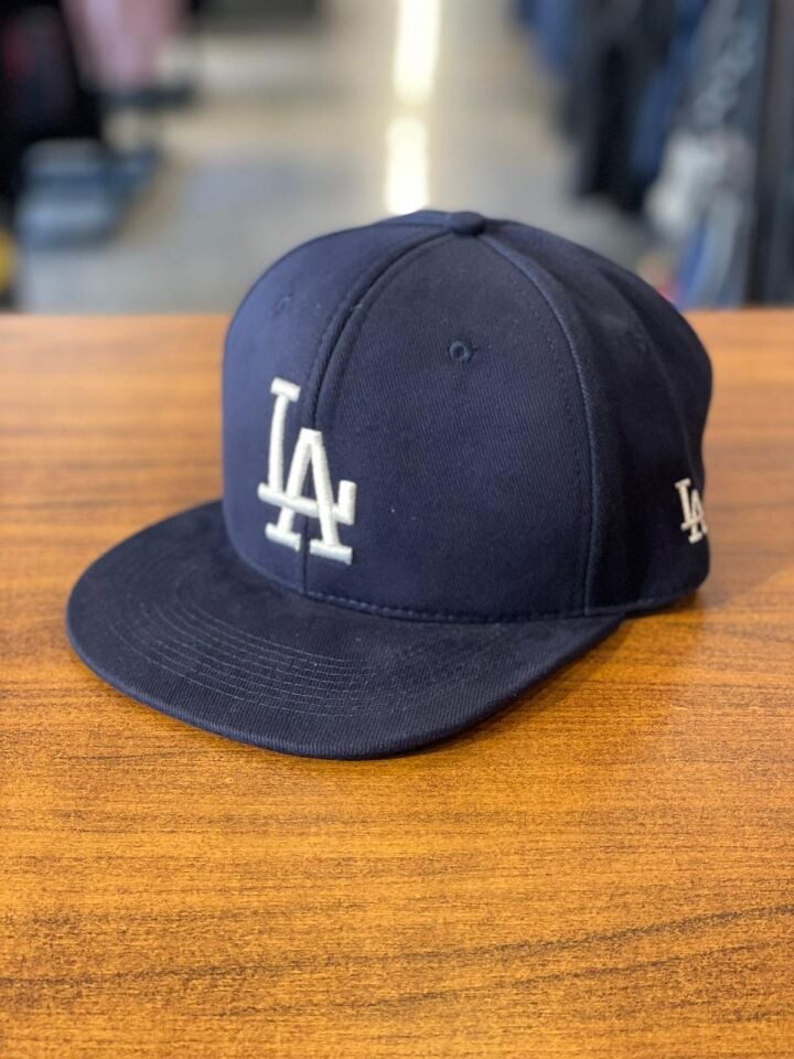 Hamze La Lakers Nakışlı Unisex Hip Hop Snapback Rapper Basket Cap Şapka