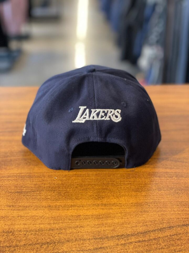 Hamze La Lakers Nakışlı Unisex Hip Hop Snapback Rapper Basket Cap Şapka