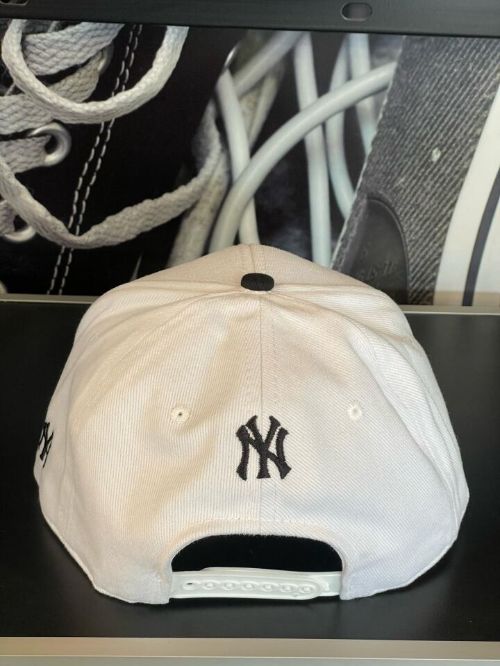 Hamze Ny Yankees Nakışlı Unisex Hip Hop Snapback Rapper Basket Cap Şapka