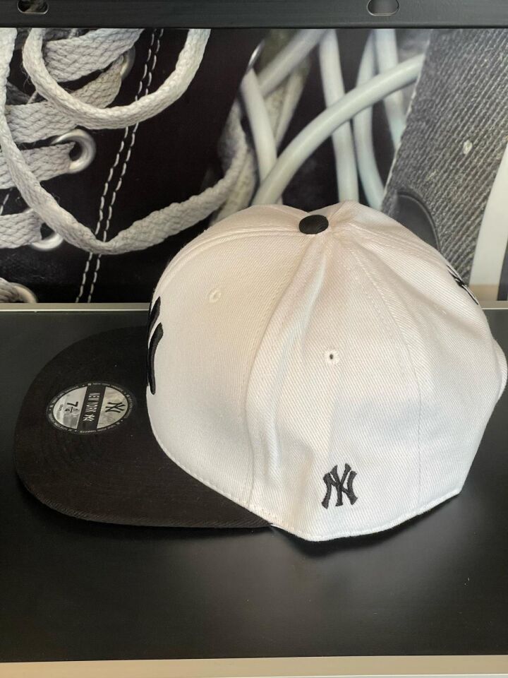 Hamze Ny Yankees Nakışlı Unisex Hip Hop Snapback Rapper Basket Cap Şapka