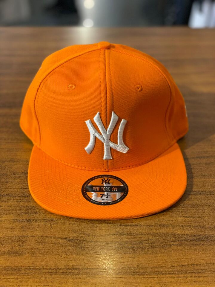 Hamze Ny Yankees Nakışlı  Hip Hop Snapback Rapper Basket Cap Şapka