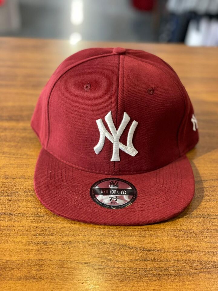 Hamze Ny Yankees Nakışlı  Hip Hop Snapback Rapper Basket Cap Şapka