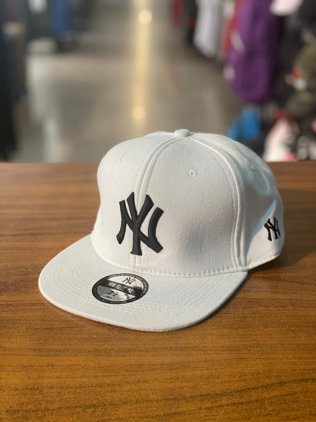 Hamze Ny Yankees Nakışlı  Hip Hop Snapback Rapper Basket Cap Şapka