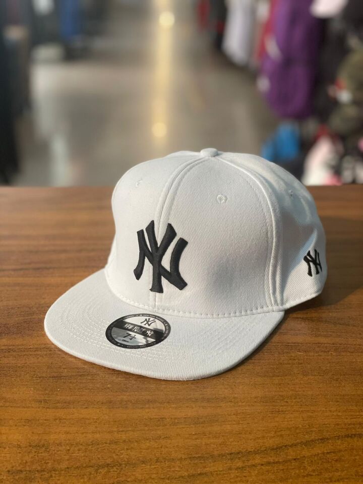 Hamze Ny Yankees Nakışlı  Hip Hop Snapback Rapper Basket Cap Şapka