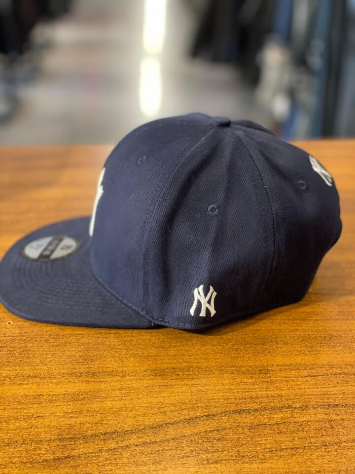Hamze Ny Yankees Nakışlı  Hip Hop Snapback Rapper Basket Cap Şapka