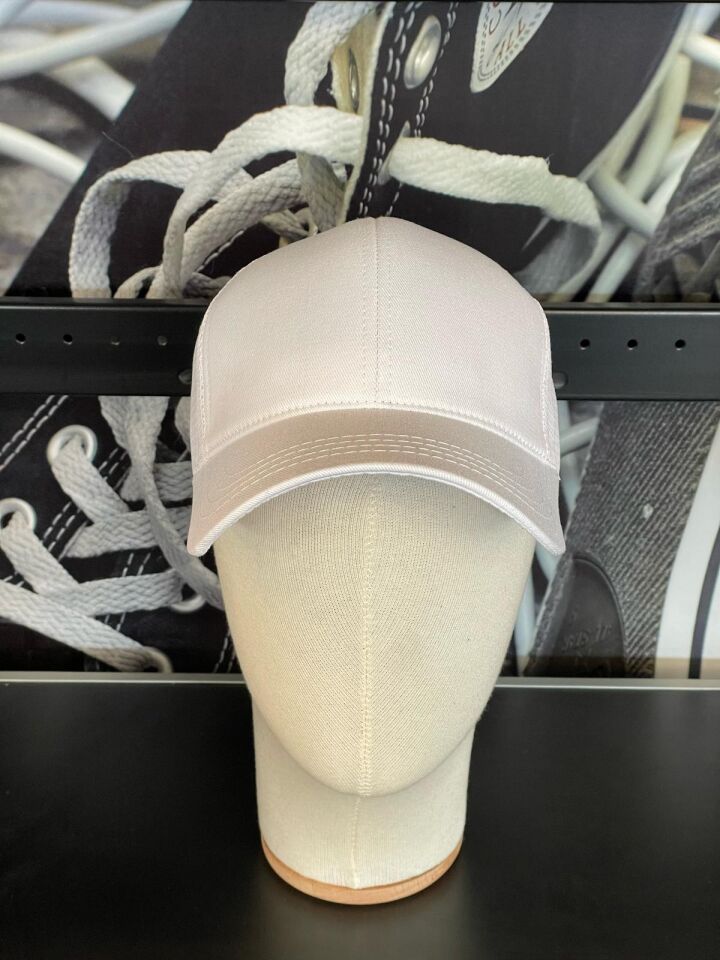 Hamze Basic Düz Fileli Beyaz Renk Yazlık Cap Şapka