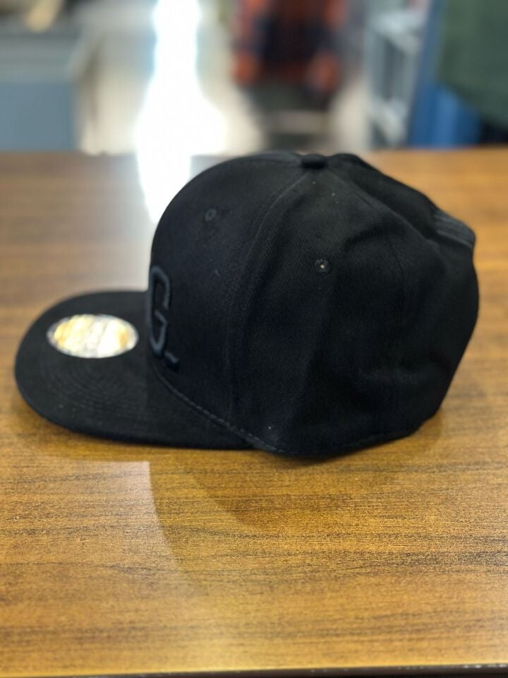 Hamze Kıng Nakışlı Siyah Renk Hip Hop Snapback Rapper Basket Cap Şapka
