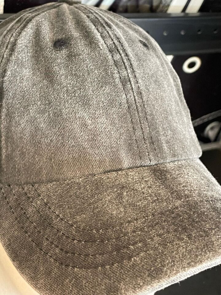 Hamze Vintage Model Yıkamalı Füme Renk Beyzbol Cap Şapka