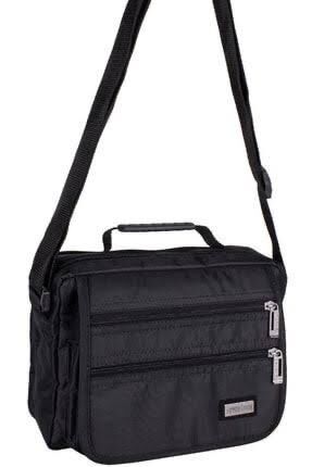 Seventeen 2247 Çok Gözlü Erkek El Ve Omuz Askılı Çanta Siyah