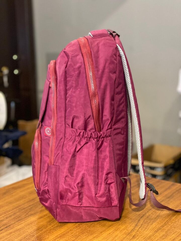 Krinkıl Kumaş Büyük Boy Günlük Sırt ve Okul Çantası