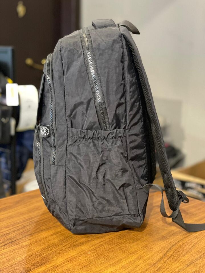 Krinkıl Kumaş Büyük Boy Günlük Sırt ve Okul Çantası