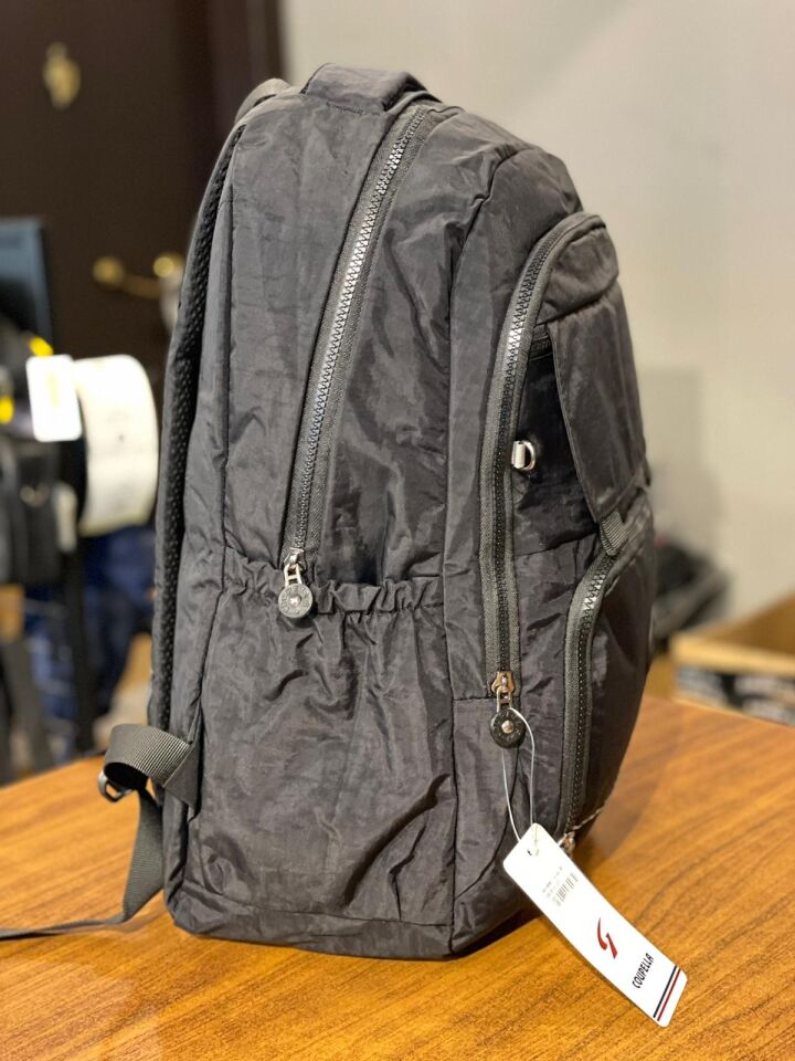 Krinkıl Kumaş Büyük Boy Günlük Sırt ve Okul Çantası