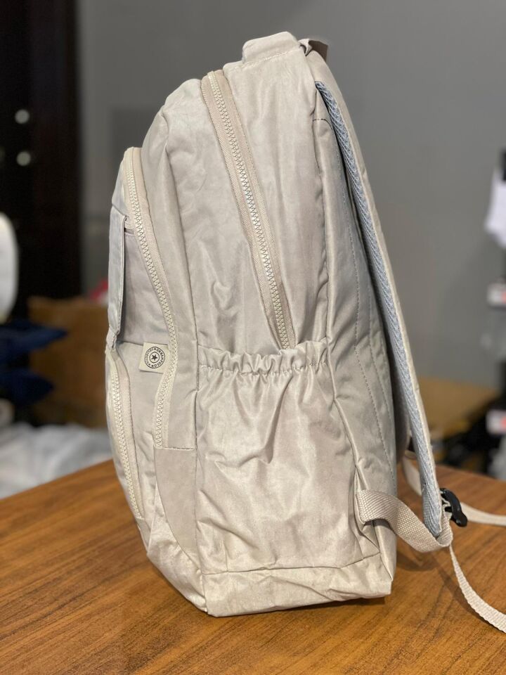 Krinkıl Kumaş Büyük Boy Günlük Sırt ve Okul Çantası