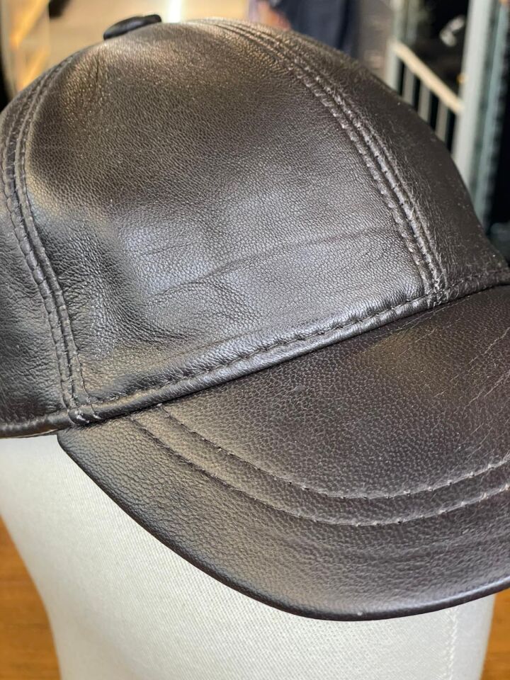 Hamze %100 Deri Kışlık Erkek Cap Şapka