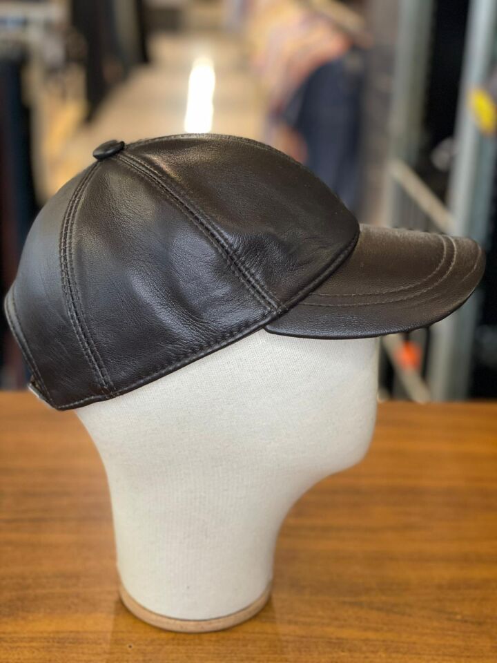 Hamze %100 Deri Kışlık Erkek Cap Şapka