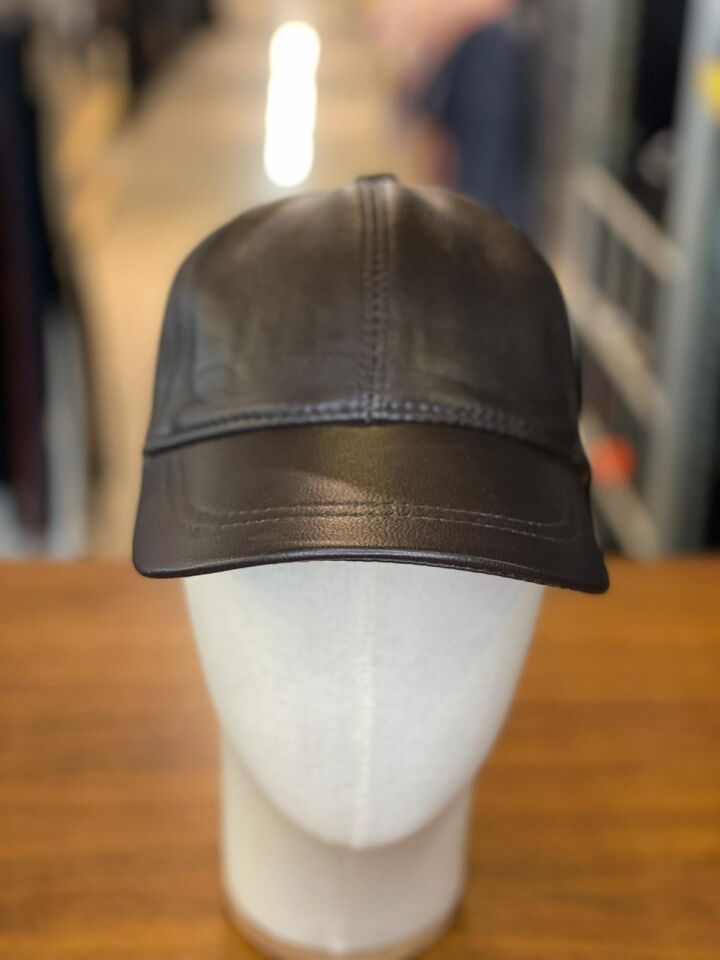 Hamze %100 Deri Kışlık Erkek Cap Şapka