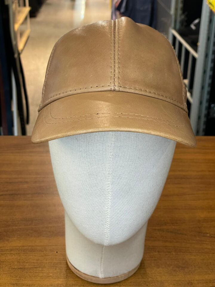 Hamze %100 Deri Kışlık Erkek Cap Şapka