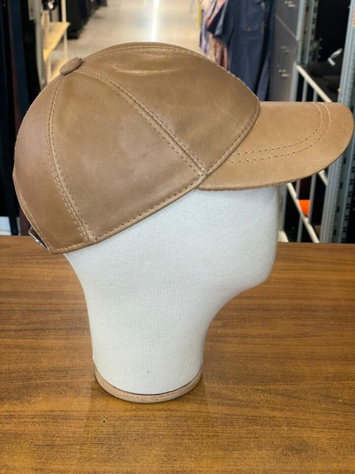 Hamze %100 Deri Kışlık Erkek Cap Şapka