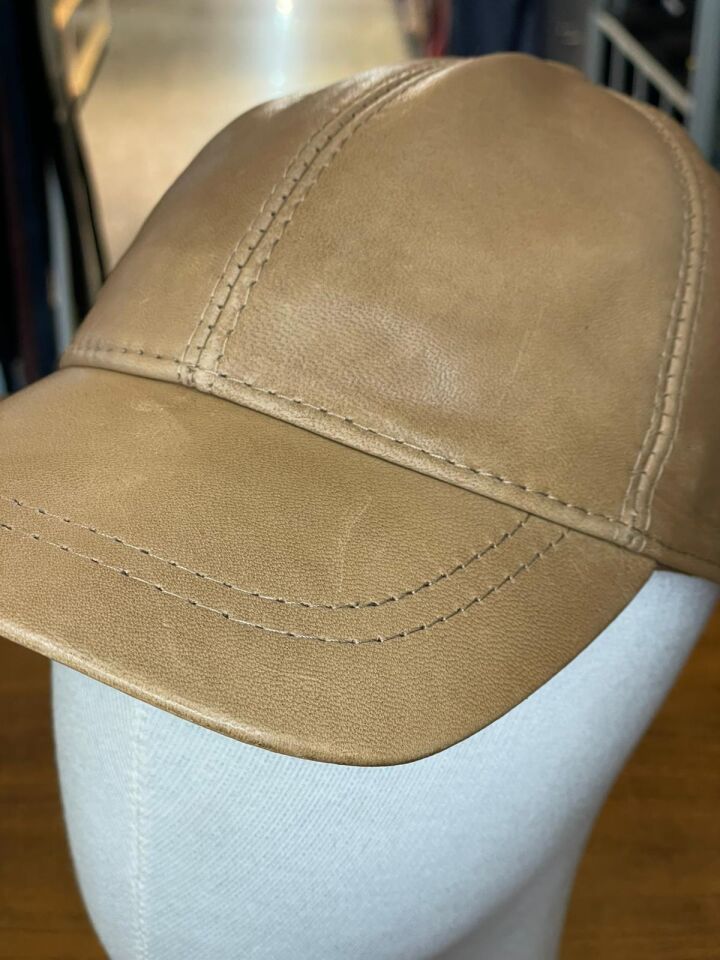 Hamze %100 Deri Kışlık Erkek Cap Şapka