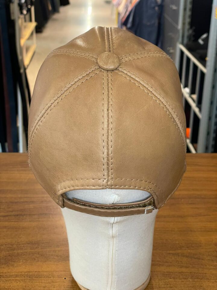 Hamze %100 Deri Kışlık Erkek Cap Şapka