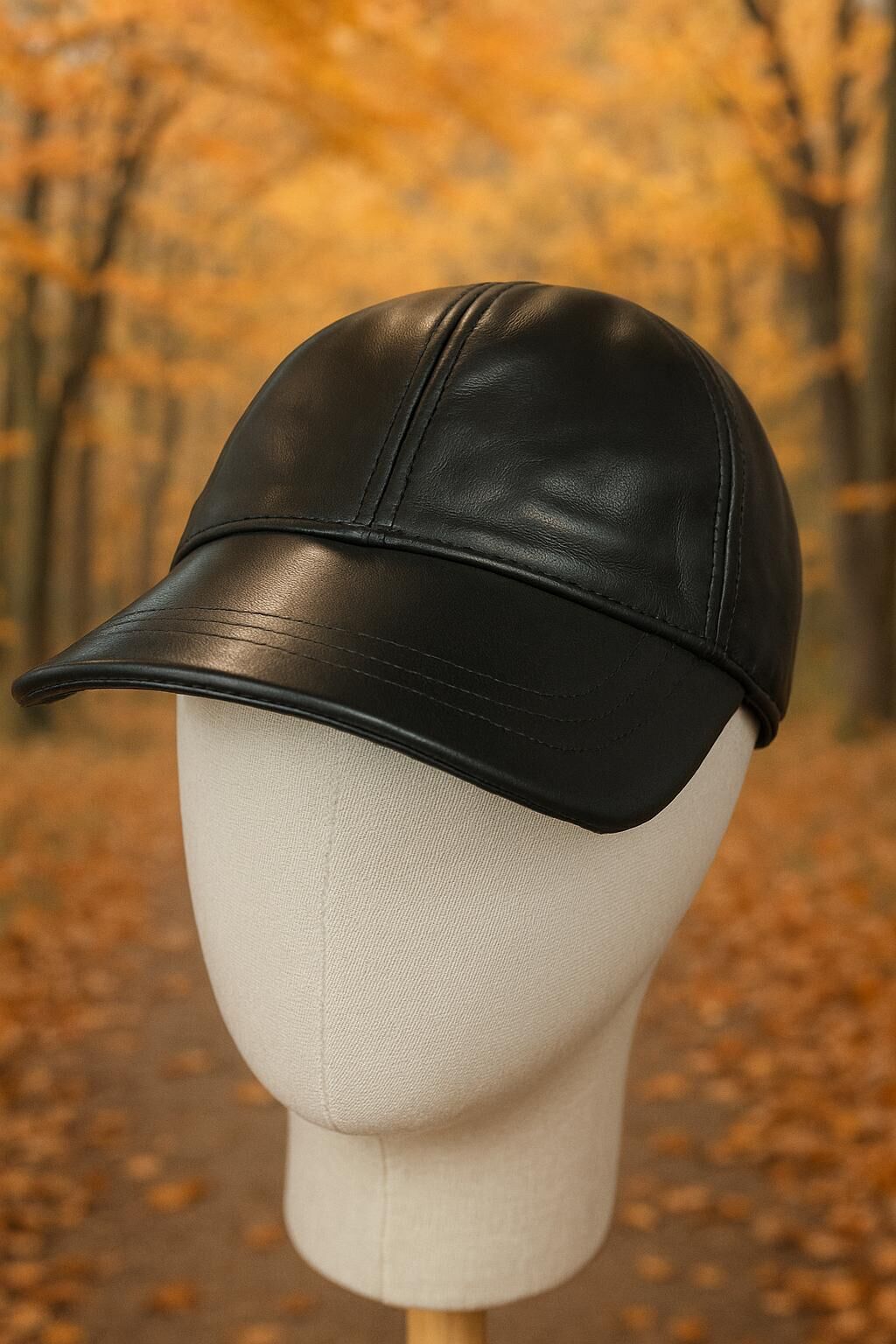 Hamze %100 Deri Kışlık Erkek Cap Şapka