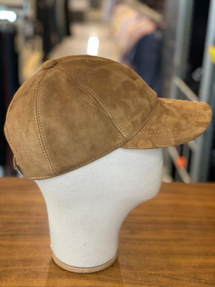 Hamze %100 Süet Deri Kışlık Erkek Cap Şapka