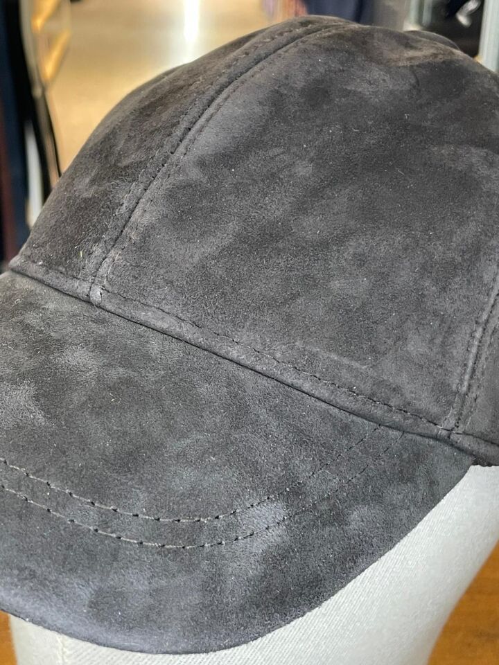 Hamze %100 Süet Deri Kışlık Erkek Cap Şapka