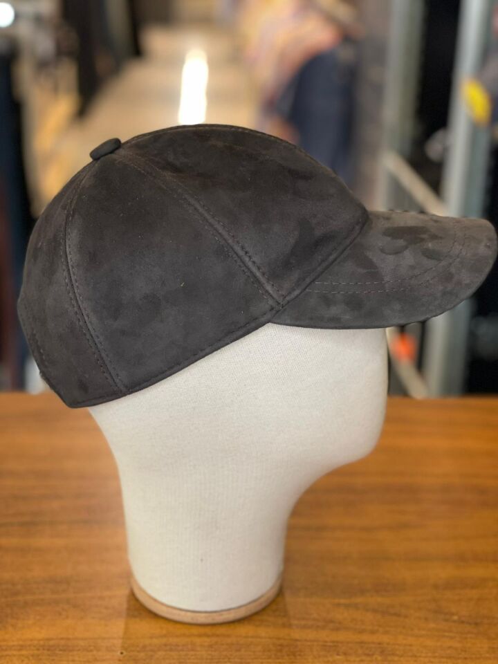 Hamze %100 Süet Deri Kışlık Erkek Cap Şapka