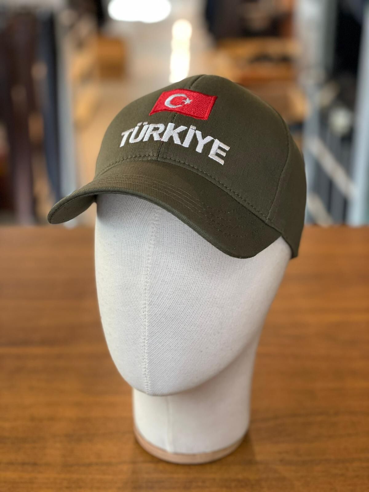 Hamze Türkiye Bayrak Nakışlı Unisex Pamuklu Cap Şapka