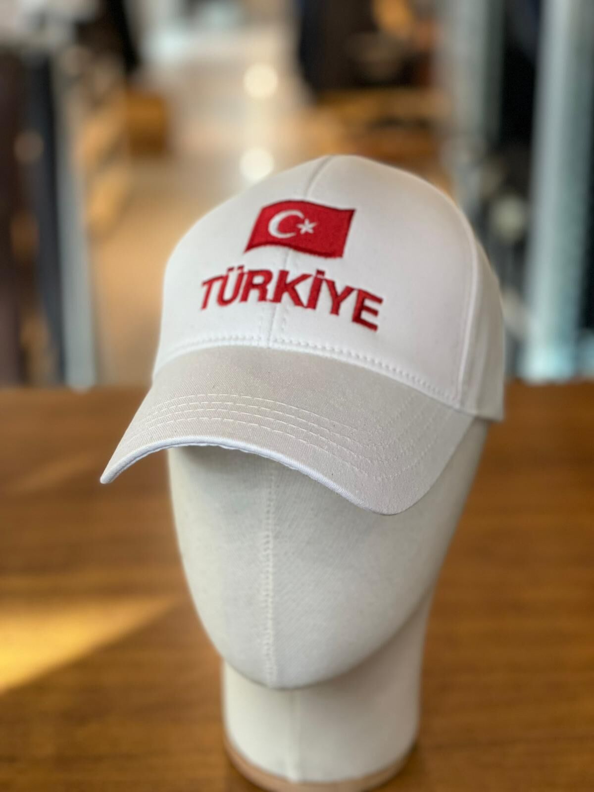 Hamze Türkiye Bayrak Nakışlı Unisex Pamuklu Cap Şapka