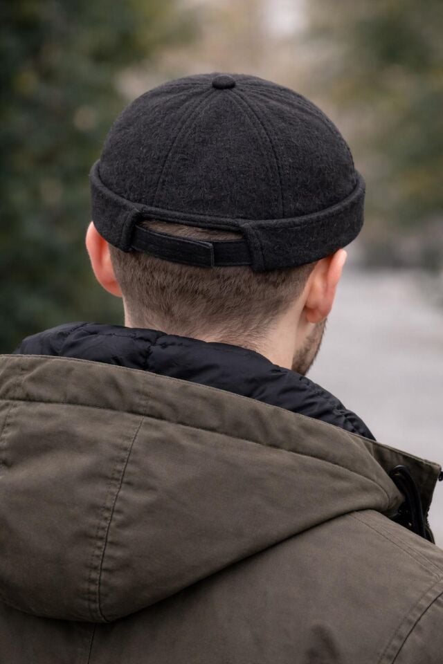 Hamze Hip Hop Docker Retro Model Kaşe Kumaş Kışlık Şapka Bere