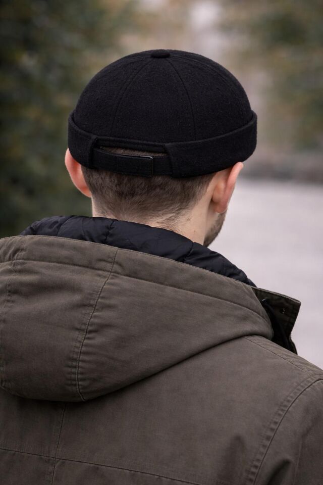 Hamze Hip Hop Docker Retro Model Kaşe Kumaş Kışlık Şapka Bere